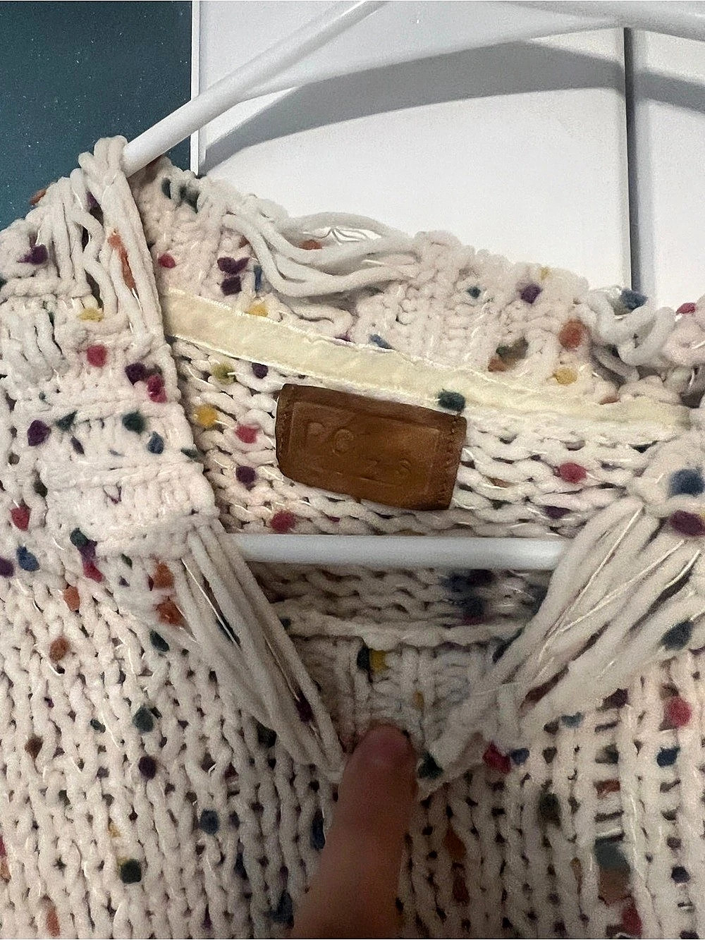 Rag & Bone Multicolor Speckled Distressed Sweater - Picture 3 of 3